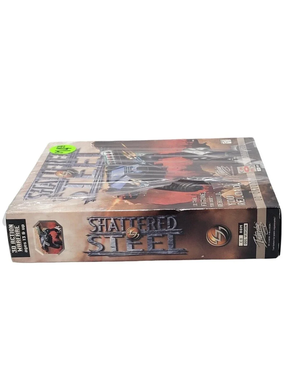 Shattered Steel PC Big Box Interplay Mechs CD Rom Game New Damaged Cellophane